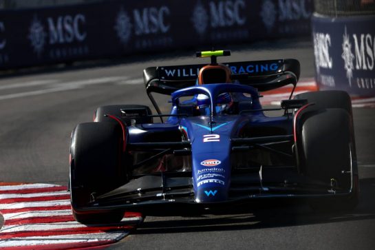 Logan Sargeant (USA) Williams Racing FW45.
26.05.2023. Formula 1 World Championship, Rd 7, Monaco Grand Prix, Monte Carlo, Monaco, Practice Day.
- www.xpbimages.com, EMail: requests@xpbimages.com © Copyright: Coates / XPB Images