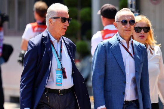 Piero Ferrari (ITA) Ferrari Vice-President (Left).
27.05.2023. Formula 1 World Championship, Rd 7, Monaco Grand Prix, Monte Carlo, Monaco, Qualifying Day.
- www.xpbimages.com, EMail: requests@xpbimages.com © Copyright: Batchelor / XPB Images