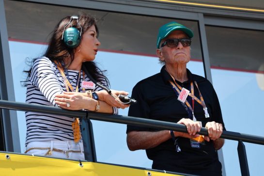(L to R): Catherine Zeta-Jones (GBR) Actress with her husband Michael Douglas (USA) Actor.
27.05.2023. Formula 1 World Championship, Rd 7, Monaco Grand Prix, Monte Carlo, Monaco, Qualifying Day.
- www.xpbimages.com, EMail: requests@xpbimages.com © Copyright: Batchelor / XPB Images