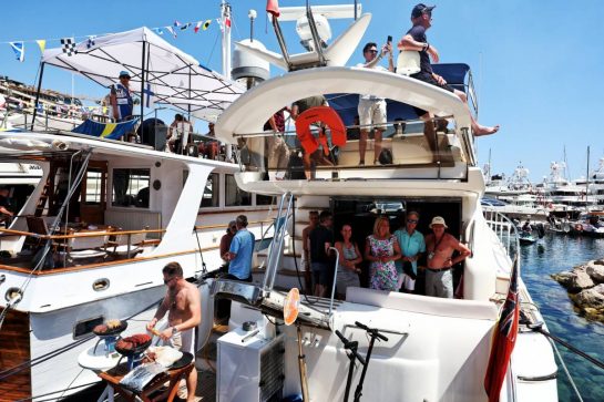 Boats in the scenic Monaco Harbour.
27.05.2023. Formula 1 World Championship, Rd 7, Monaco Grand Prix, Monte Carlo, Monaco, Qualifying Day.
- www.xpbimages.com, EMail: requests@xpbimages.com © Copyright: Moy / XPB Images