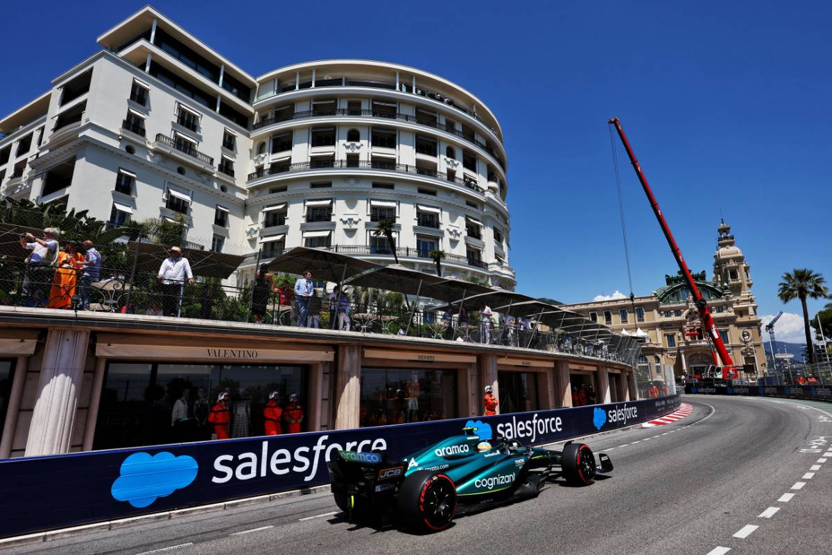 Fernando Alonso (ESP) Aston Martin F1 Team AMR23. 27.05.2023. Formula 1 World Championship, Rd 7, Monaco Grand Prix, Monte Carlo, Monaco, Qualifying Day. - www.xpbimages.com, EMail: requests@xpbimages.com © Copyright: Moy / XPB Images
