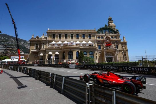Carlos Sainz Jr (ESP), Scuderia Ferrari 
27.05.2023. Formula 1 World Championship, Rd 7, Monaco Grand Prix, Monte Carlo, Monaco, Qualifying Day.
- www.xpbimages.com, EMail: requests@xpbimages.com © Copyright: Charniaux / XPB Images