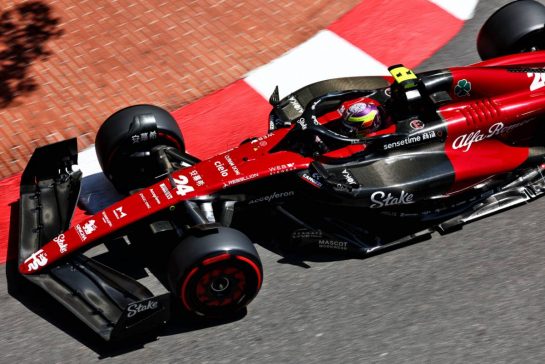 Zhou Guanyu (CHN) Alfa Romeo F1 Team C43.
27.05.2023. Formula 1 World Championship, Rd 7, Monaco Grand Prix, Monte Carlo, Monaco, Qualifying Day.
- www.xpbimages.com, EMail: requests@xpbimages.com © Copyright: Coates / XPB Images