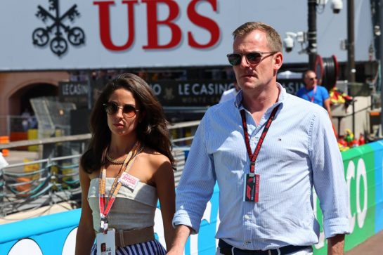 (L to R): Carmen Montero Mundt with Harry Soden (GBR) Driver Manager of George Russell (GBR) Mercedes AMG F1.
27.05.2023. Formula 1 World Championship, Rd 7, Monaco Grand Prix, Monte Carlo, Monaco, Qualifying Day.
- www.xpbimages.com, EMail: requests@xpbimages.com © Copyright: Batchelor / XPB Images