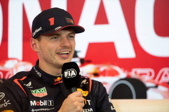 Max Verstappen (NLD) Red Bull Racing in the post qualifying FIA Press Conference.
27.05.2023. Formula 1 World Championship, Rd 7, Monaco Grand Prix, Monte Carlo, Monaco, Qualifying Day.
- www.xpbimages.com, EMail: requests@xpbimages.com © Copyright: Price / XPB Images