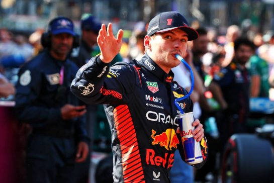 Max Verstappen (NLD) Red Bull Racing celebrates his pole position in qualifying parc ferme.
27.05.2023. Formula 1 World Championship, Rd 7, Monaco Grand Prix, Monte Carlo, Monaco, Qualifying Day.
- www.xpbimages.com, EMail: requests@xpbimages.com © Copyright: Coates / XPB Images