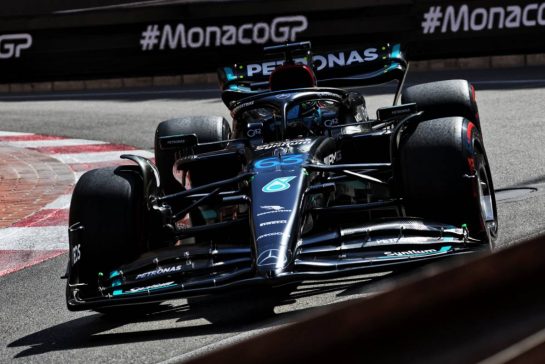 George Russell (GBR) Mercedes AMG F1 W14.
27.05.2023. Formula 1 World Championship, Rd 7, Monaco Grand Prix, Monte Carlo, Monaco, Qualifying Day.
- www.xpbimages.com, EMail: requests@xpbimages.com © Copyright: Bearne / XPB Images