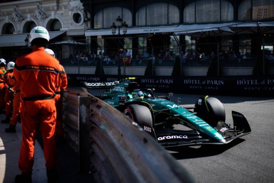 Fernando Alonso (ESP) Aston Martin F1 Team AMR23.
27.05.2023. Formula 1 World Championship, Rd 7, Monaco Grand Prix, Monte Carlo, Monaco, Qualifying Day.
- www.xpbimages.com, EMail: requests@xpbimages.com © Copyright: Price / XPB Images