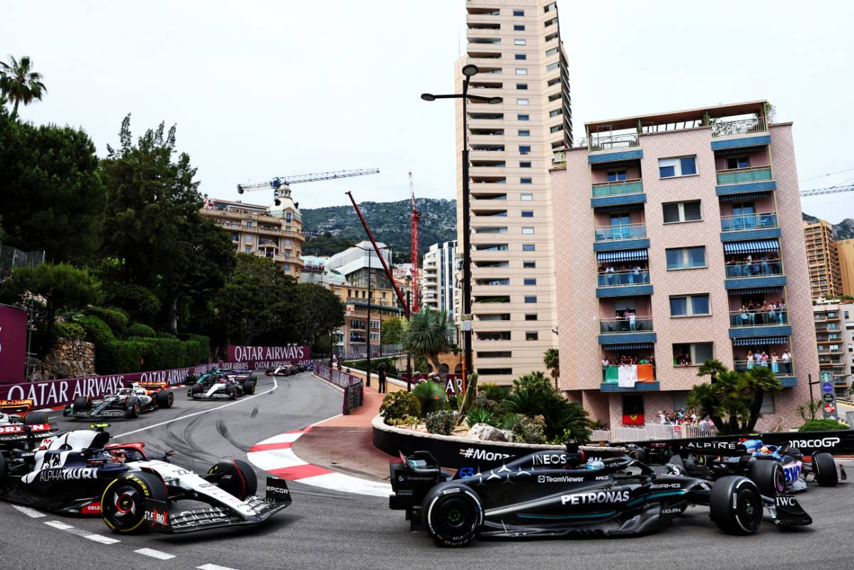 George Russell (GBR) Mercedes AMG F1 W14 at the start of the race.
28.05.2023. Formula 1 World Championship, Rd 7, Monaco Grand Prix, Monte Carlo, Monaco, Race Day.
- www.xpbimages.com, EMail: requests@xpbimages.com © Copyright: Batchelor / XPB Images