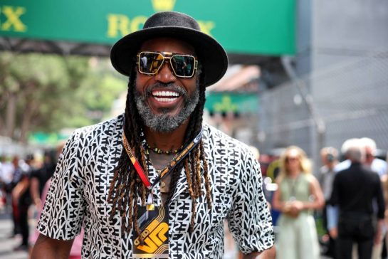 Chris Gayle (JAM) Cricket Player on the grid.
28.05.2023. Formula 1 World Championship, Rd 7, Monaco Grand Prix, Monte Carlo, Monaco, Race Day.
- www.xpbimages.com, EMail: requests@xpbimages.com © Copyright: Bearne / XPB Images
