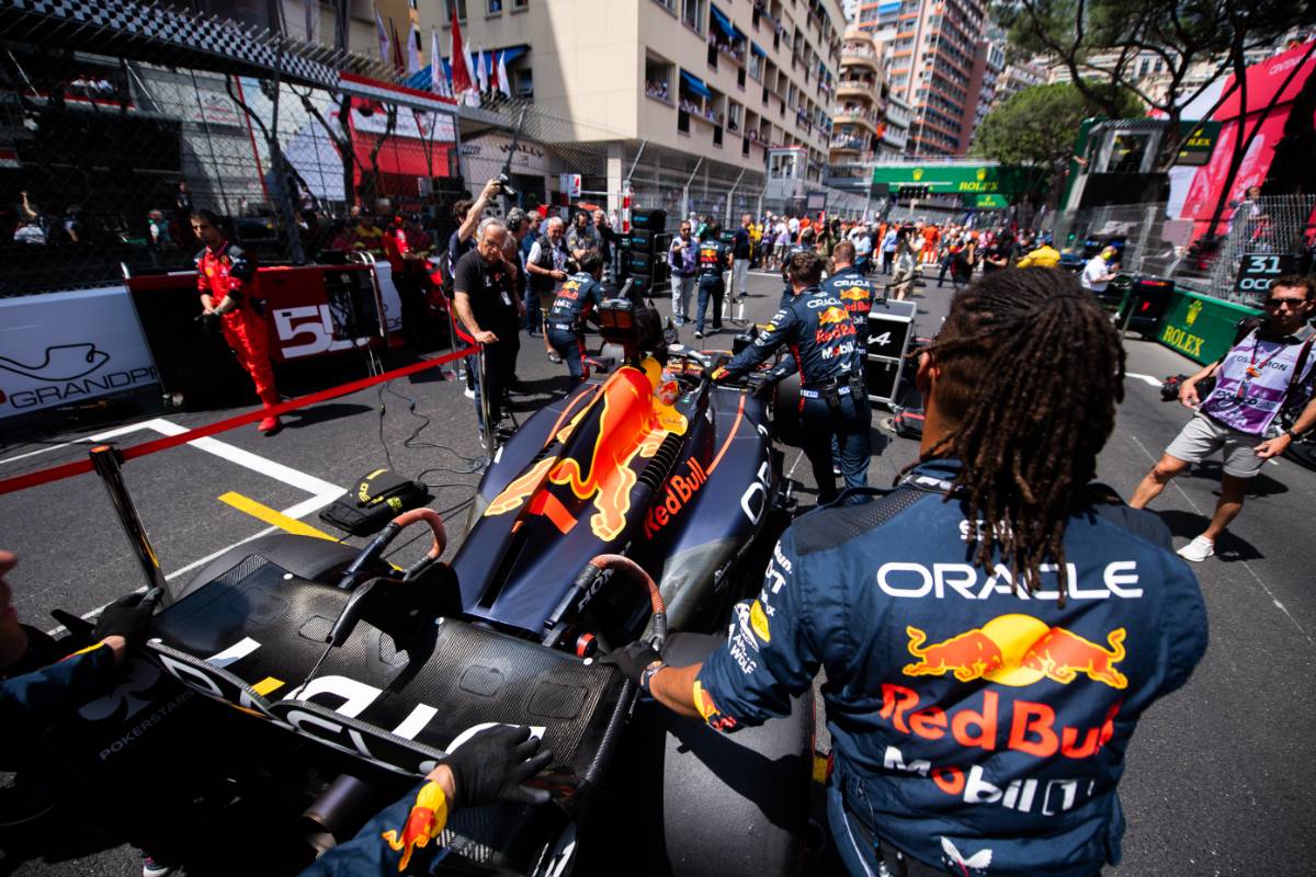 Max Verstappen (NLD) Red Bull Racing RB19 on the grid. 28.05.2023. Formula 1 World Championship, Rd 7, Monaco Grand Prix, Monte Carlo, Monaco, Race Day. - www.xpbimages.com, EMail: requests@xpbimages.com © Copyright: Price / XPB Images