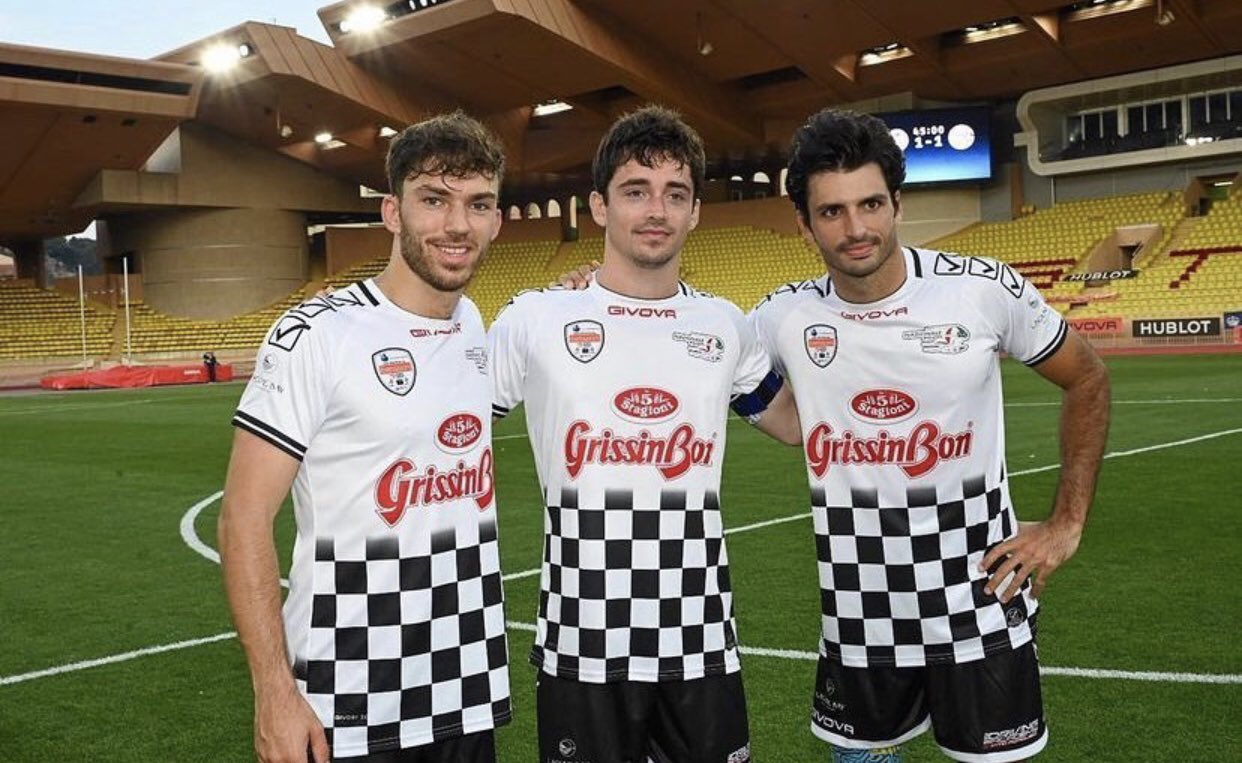 F1 drivers kick off Monaco race week on the football pitch