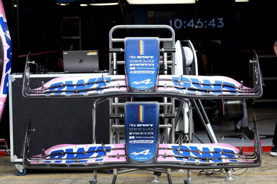 Alpine F1 Team A523 nosecones.
01.06.2023. Formula 1 World Championship, Rd 8, Spanish Grand Prix, Barcelona, Spain, Preparation Day.
- www.xpbimages.com, EMail: requests@xpbimages.com © Copyright: Bearne / XPB Images