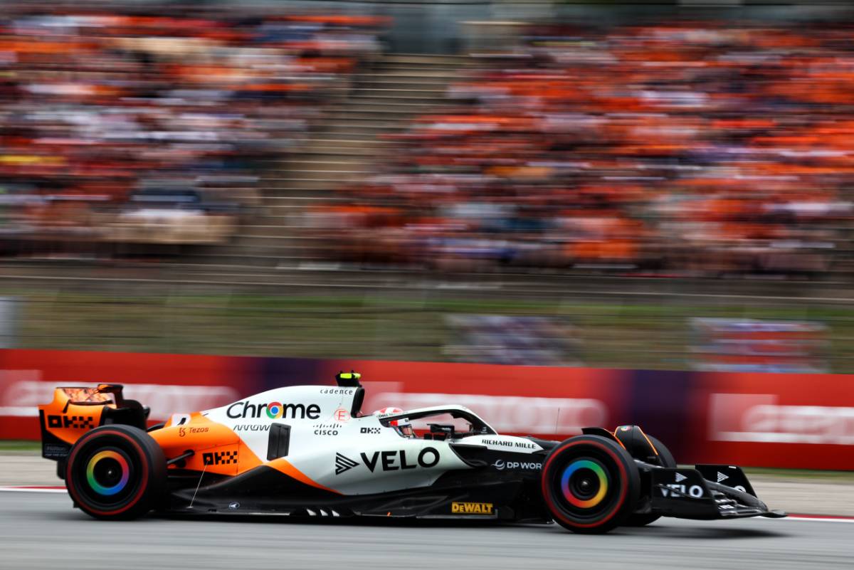 Lando Norris (GBR) McLaren MCL60. 03.06.2023. Formula 1 World Championship, Rd 8, Spanish Grand Prix, Barcelona, Spain, Qualifying Day. - www.xpbimages.com, EMail: requests@xpbimages.com © Copyright: Batchelor / XPB Images