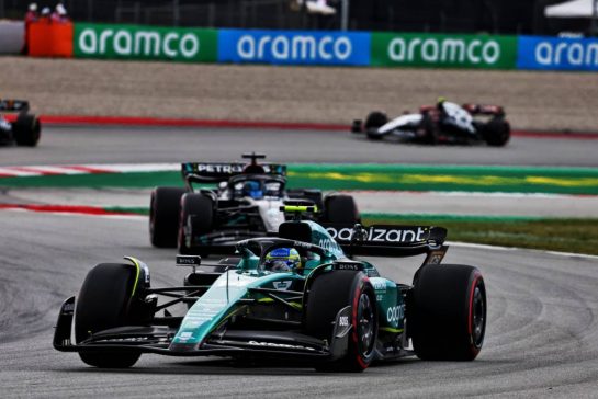 Fernando Alonso (ESP) Aston Martin F1 Team AMR23.
04.06.2023. Formula 1 World Championship, Rd 8, Spanish Grand Prix, Barcelona, Spain, Race Day.
- www.xpbimages.com, EMail: requests@xpbimages.com © Copyright: Batchelor / XPB Images