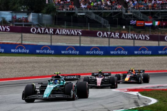 Fernando Alonso (ESP) Aston Martin F1 Team AMR23.
04.06.2023. Formula 1 World Championship, Rd 8, Spanish Grand Prix, Barcelona, Spain, Race Day.
- www.xpbimages.com, EMail: requests@xpbimages.com © Copyright: Batchelor / XPB Images