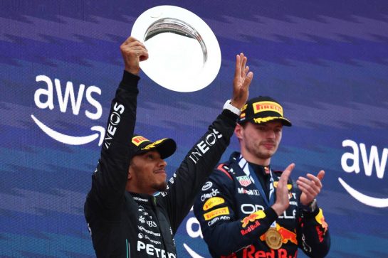 2nd place Lewis Hamilton (GBR) Mercedes AMG F1.
04.06.2023. Formula 1 World Championship, Rd 8, Spanish Grand Prix, Barcelona, Spain, Race Day.
- www.xpbimages.com, EMail: requests@xpbimages.com © Copyright: Batchelor / XPB Images