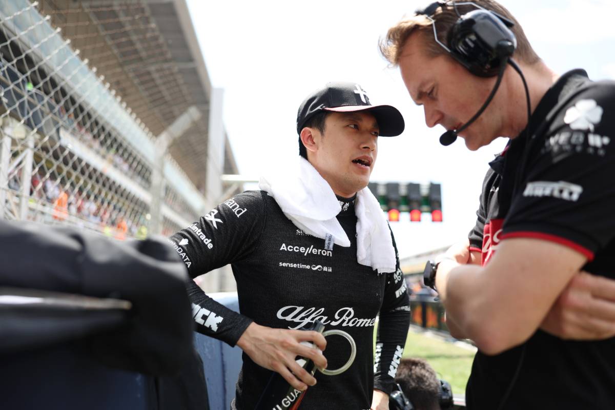 Zhou Guanyu (CHN) Alfa Romeo F1 Team on the grid. 04.06.2023. Formula 1 World Championship, Rd 8, Spanish Grand Prix, Barcelona, Spain, Race Day. - www.xpbimages.com, EMail: requests@xpbimages.com © Copyright: Bearne / XPB Images