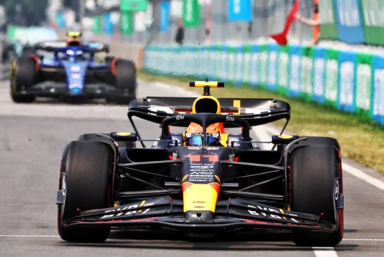 Sergio Perez (MEX) Red Bull Racing RB19.
16.06.2023. Formula 1 World Championship, Rd 9, Canadian Grand Prix, Montreal, Canada, Practice Day.
- www.xpbimages.com, EMail: requests@xpbimages.com © Copyright: Coates / XPB Images