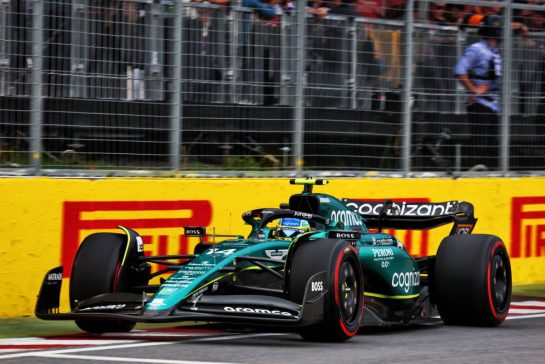 Fernando Alonso (ESP) Aston Martin F1 Team AMR23.
16.06.2023. Formula 1 World Championship, Rd 9, Canadian Grand Prix, Montreal, Canada, Practice Day.
- www.xpbimages.com, EMail: requests@xpbimages.com © Copyright: Batchelor / XPB Images