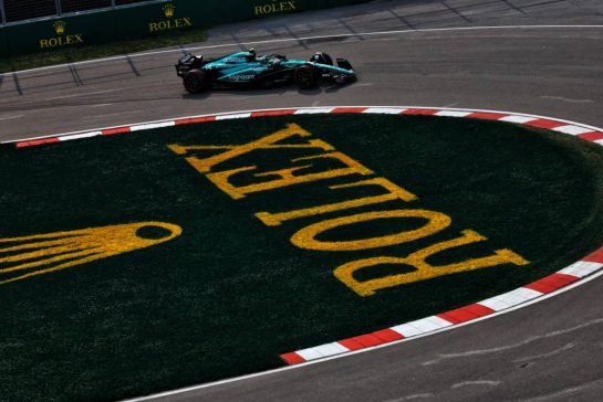 Fernando Alonso (ESP) Aston Martin F1 Team AMR23.
16.06.2023. Formula 1 World Championship, Rd 9, Canadian Grand Prix, Montreal, Canada, Practice Day.
- www.xpbimages.com, EMail: requests@xpbimages.com © Copyright: Coates / XPB Images
