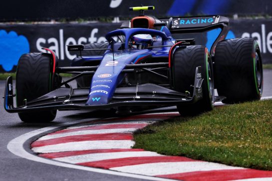Logan Sargeant (USA) Williams Racing FW45.
17.06.2023. Formula 1 World Championship, Rd 9, Canadian Grand Prix, Montreal, Canada, Qualifying Day.
- www.xpbimages.com, EMail: requests@xpbimages.com © Copyright: Coates / XPB Images