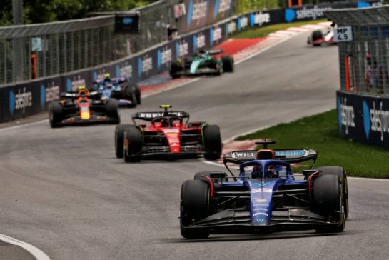Alexander Albon (THA) Williams Racing FW45.
18.06.2023. Formula 1 World Championship, Rd 9, Canadian Grand Prix, Montreal, Canada, Race Day.
- www.xpbimages.com, EMail: requests@xpbimages.com © Copyright: Coates / XPB Images