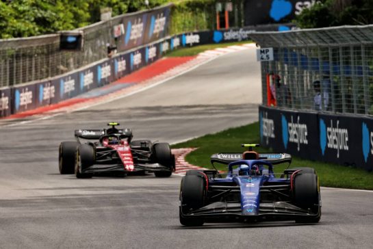 Logan Sargeant (USA) Williams Racing FW45.
18.06.2023. Formula 1 World Championship, Rd 9, Canadian Grand Prix, Montreal, Canada, Race Day.
- www.xpbimages.com, EMail: requests@xpbimages.com © Copyright: Coates / XPB Images