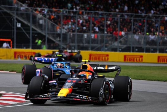 Sergio Perez (MEX) Red Bull Racing RB19.
18.06.2023. Formula 1 World Championship, Rd 9, Canadian Grand Prix, Montreal, Canada, Race Day.
- www.xpbimages.com, EMail: requests@xpbimages.com © Copyright: Batchelor / XPB Images