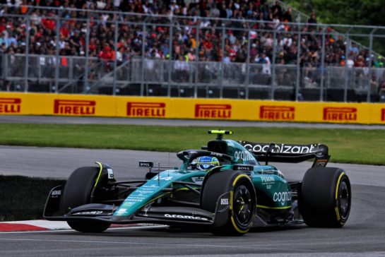 Fernando Alonso (ESP) Aston Martin F1 Team AMR23.
18.06.2023. Formula 1 World Championship, Rd 9, Canadian Grand Prix, Montreal, Canada, Race Day.
- www.xpbimages.com, EMail: requests@xpbimages.com © Copyright: Batchelor / XPB Images
