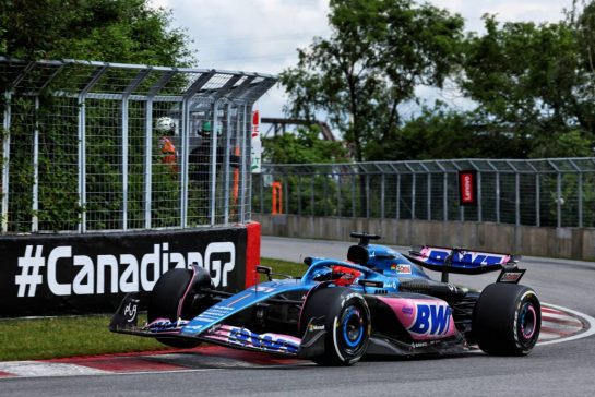Esteban Ocon (FRA) Alpine F1 Team A523.
18.06.2023. Formula 1 World Championship, Rd 9, Canadian Grand Prix, Montreal, Canada, Race Day.
- www.xpbimages.com, EMail: requests@xpbimages.com © Copyright: Coates / XPB Images
