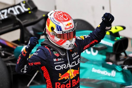 Race winner Max Verstappen (NLD) Red Bull Racing RB19 celebrates in parc ferme.
18.06.2023. Formula 1 World Championship, Rd 9, Canadian Grand Prix, Montreal, Canada, Race Day.
- www.xpbimages.com, EMail: requests@xpbimages.com © Copyright: Batchelor / XPB Images