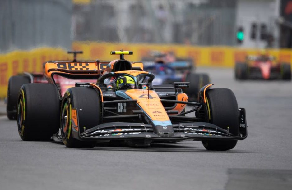 Lando Norris (GBR) McLaren MCL60. 18.06.2023. Formula 1 World Championship, Rd 9, Canadian Grand Prix, Montreal, Canada, Race Day. - www.xpbimages.com, EMail: requests@xpbimages.com © Copyright: Price / XPB Images