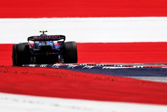 Logan Sargeant (USA) Williams Racing FW45.
30.06.2023. Formula 1 World Championship, Rd 10, Austrian Grand Prix, Spielberg, Austria, Qualifying Day.
- www.xpbimages.com, EMail: requests@xpbimages.com © Copyright: Moy / XPB Images