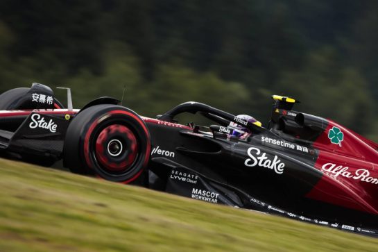 Zhou Guanyu (CHN) Alfa Romeo F1 Team C43.
30.06.2023. Formula 1 World Championship, Rd 10, Austrian Grand Prix, Spielberg, Austria, Qualifying Day.
- www.xpbimages.com, EMail: requests@xpbimages.com © Copyright: Bearne / XPB Images