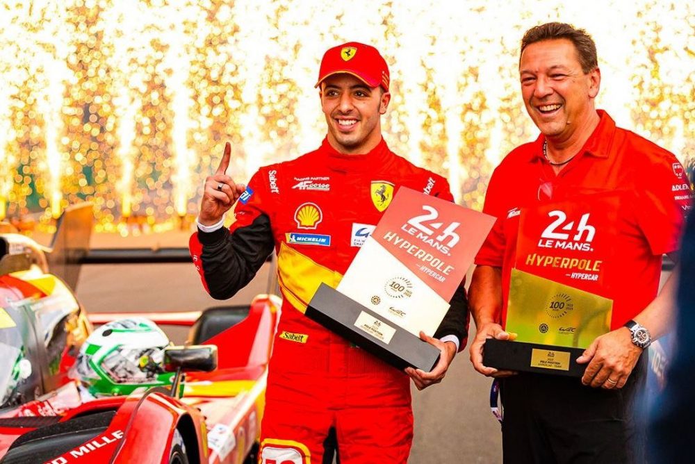 Ferrari claims first pole at Le Mans in 50 years!