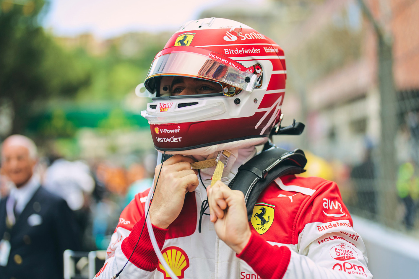 Leclerc Monaco helmet sets record price at Sotheby's auction