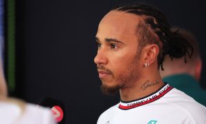 Hamilton 'supportive' of protesters, but not on the track