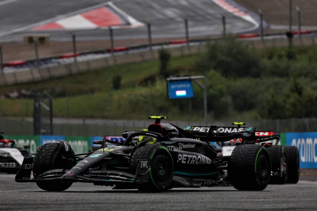 Lewis Hamilton (GBR) Mercedes AMG F1 W14. 01.07.2023. Formula 1 World Championship, Rd 10, Austrian Grand Prix, Spielberg, Austria, Sprint Day. - www.xpbimages.com, EMail: requests@xpbimages.com © Copyright: Coates / XPB Images