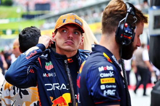 Max Verstappen (NLD) Red Bull Racing on the grid.
02.07.2023. Formula 1 World Championship, Rd 10, Austrian Grand Prix, Spielberg, Austria, Race Day.
- www.xpbimages.com, EMail: requests@xpbimages.com © Copyright: Batchelor / XPB Images