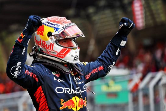 Race winner Max Verstappen (NLD) Red Bull Racing celebrates in parc ferme.
02.07.2023. Formula 1 World Championship, Rd 10, Austrian Grand Prix, Spielberg, Austria, Race Day.
- www.xpbimages.com, EMail: requests@xpbimages.com © Copyright: Batchelor / XPB Images