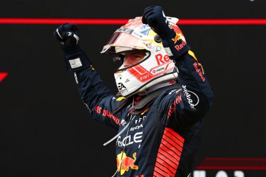 Race winner Max Verstappen (NLD) Red Bull Racing celebrates in parc ferme.
02.07.2023. Formula 1 World Championship, Rd 10, Austrian Grand Prix, Spielberg, Austria, Race Day.
- www.xpbimages.com, EMail: requests@xpbimages.com © Copyright: Coates / XPB Images