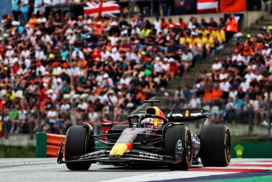 Max Verstappen (NLD) Red Bull Racing RB19.
02.07.2023. Formula 1 World Championship, Rd 10, Austrian Grand Prix, Spielberg, Austria, Race Day.
- www.xpbimages.com, EMail: requests@xpbimages.com © Copyright: Moy / XPB Images