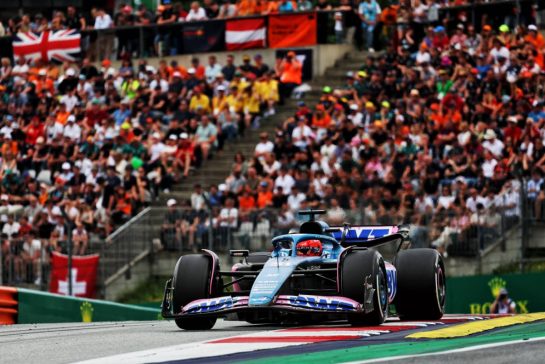 Esteban Ocon (FRA) Alpine F1 Team A523.
02.07.2023. Formula 1 World Championship, Rd 10, Austrian Grand Prix, Spielberg, Austria, Race Day.
- www.xpbimages.com, EMail: requests@xpbimages.com © Copyright: Moy / XPB Images
