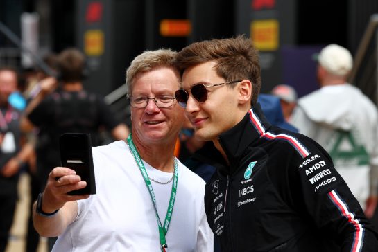 George Russell (GBR) Mercedes AMG F1.
06.07.2023. Formula 1 World Championship, Rd 11, British Grand Prix, Silverstone, England, Preparation Day.
- www.xpbimages.com, EMail: requests@xpbimages.com © Copyright: Coates / XPB Images