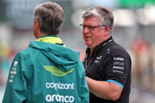 Otmar Szafnauer (USA) Alpine F1 Team, Team Principal.
08.07.2023. Formula 1 World Championship, Rd 11, British Grand Prix, Silverstone, England, Qualifying Day.
- www.xpbimages.com, EMail: requests@xpbimages.com © Copyright: Staley / XPB Images