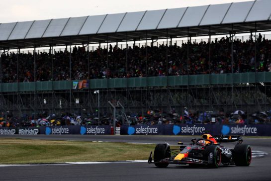 Max Verstappen (NLD) Red Bull Racing RB19.
08.07.2023. Formula 1 World Championship, Rd 11, British Grand Prix, Silverstone, England, Qualifying Day.
- www.xpbimages.com, EMail: requests@xpbimages.com © Copyright: Coates / XPB Images