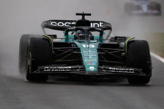 Lance Stroll (CDN) Aston Martin F1 Team AMR23.
08.07.2023. Formula 1 World Championship, Rd 11, British Grand Prix, Silverstone, England, Qualifying Day.
- www.xpbimages.com, EMail: requests@xpbimages.com © Copyright: Bearne / XPB Images