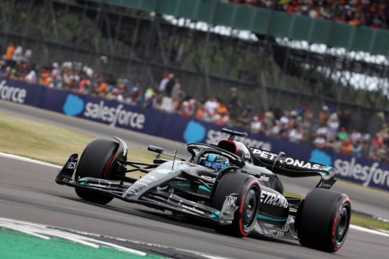 George Russell (GBR) Mercedes AMG F1 W14.
08.07.2023. Formula 1 World Championship, Rd 11, British Grand Prix, Silverstone, England, Qualifying Day.
- www.xpbimages.com, EMail: requests@xpbimages.com © Copyright: Bearne / XPB Images