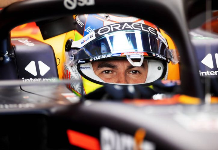 Sergio Perez (MEX) Red Bull Racing RB19. 08.07.2023. Formula 1 World Championship, Rd 11, British Grand Prix, Silverstone, England, Qualifying Day. - www.xpbimages.com, EMail: requests@xpbimages.com © Copyright: Staley / XPB Images
